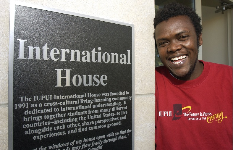 Michael from Uganda at I-House